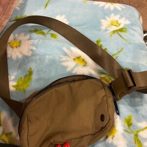 Olive Green Men's Crossbody Bag